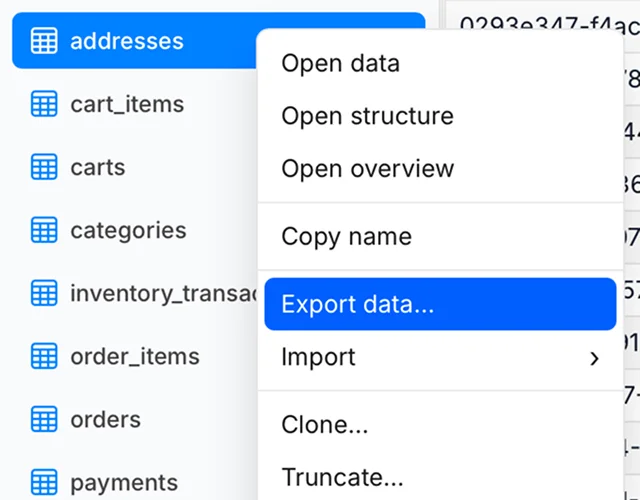 Export when you need to